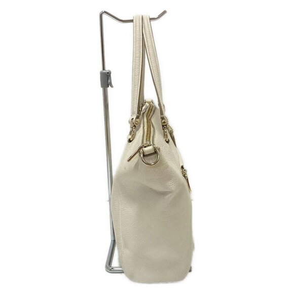 Auth COACH Pebbled Leather Prairie Satchel 34340 Cream Leather - Handbag - Picture 12 of 12